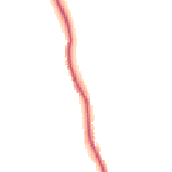 Daytime road noise heatmap for OX1 5JU