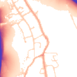 Daytime road noise heatmap for OX1 5LH