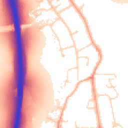 Daytime road noise heatmap for OX1 5NJ