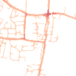 Daytime road noise heatmap for OX10 0DG