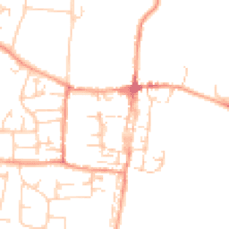 Daytime road noise heatmap for OX10 0DX