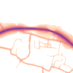Daytime road noise heatmap for OX10 0QR
