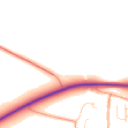 Daytime road noise heatmap for OX10 0QX
