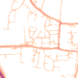 Daytime road noise heatmap for OX10 0SP