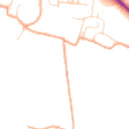 Daytime road noise heatmap for OX10 0SQ