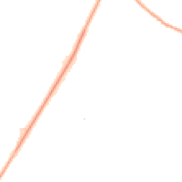 Daytime road noise heatmap for OX10 6DG