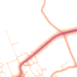 Daytime road noise heatmap for OX10 6GH