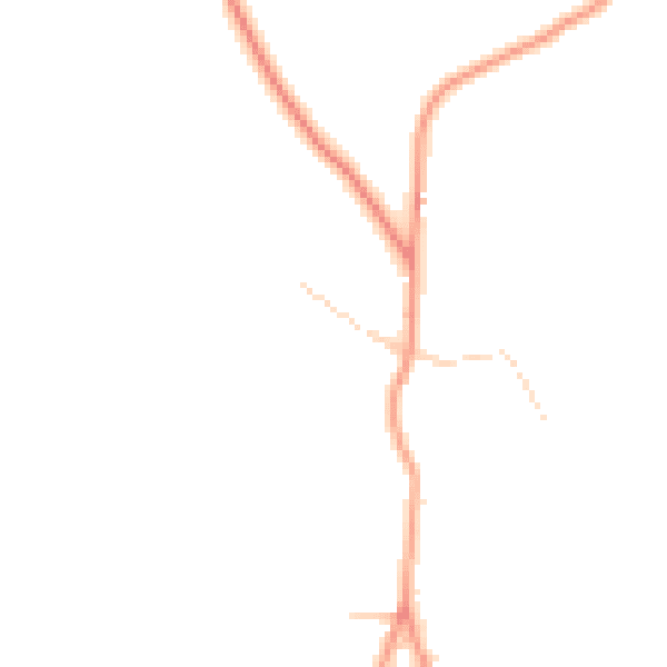 Daytime road noise heatmap for OX10 6JW