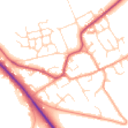 Daytime road noise heatmap for OX10 6LT
