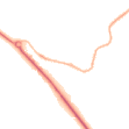 Night-time road noise heatmap for OX10 6LX