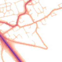 Daytime road noise heatmap for OX10 6SU