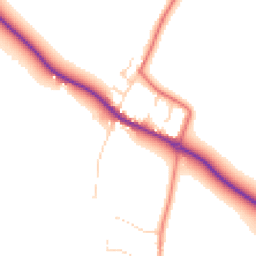 Daytime road noise heatmap for OX10 7BP