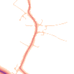 Daytime road noise heatmap for OX10 7DT
