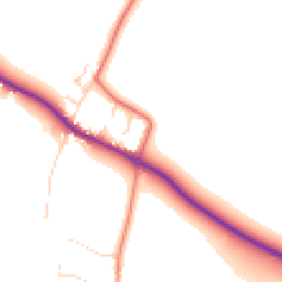 Daytime road noise heatmap for OX10 7EE