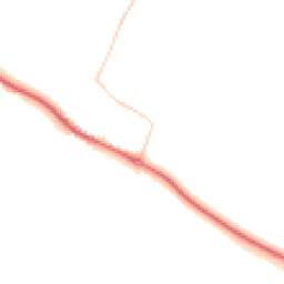 Night-time road noise heatmap for OX10 7EE