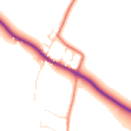Daytime road noise heatmap for OX10 7EH