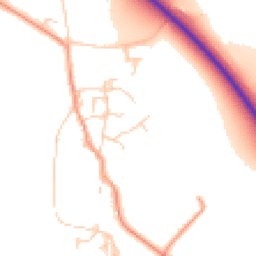 Daytime road noise heatmap for OX10 7HZ