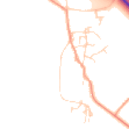 Daytime road noise heatmap for OX10 7JG