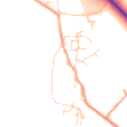 Daytime road noise heatmap for OX10 7LG
