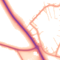 Daytime road noise heatmap for OX10 7PN