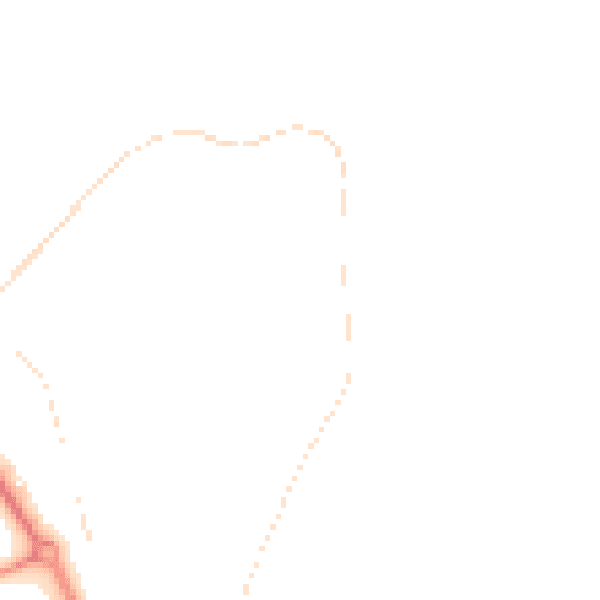 Night-time road noise heatmap for OX10 7PP