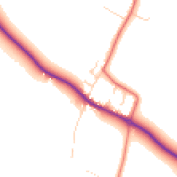 Daytime road noise heatmap for OX10 7SA