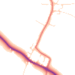 Daytime road noise heatmap for OX10 7SB