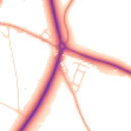 Daytime road noise heatmap for OX10 8DQ