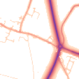 Daytime road noise heatmap for OX10 8EH