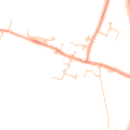 Daytime road noise heatmap for OX10 8EU