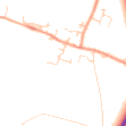 Daytime road noise heatmap for OX10 8EZ