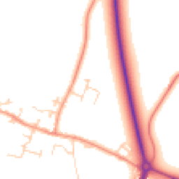 Daytime road noise heatmap for OX10 8FZ