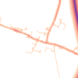 Daytime road noise heatmap for OX10 8HF