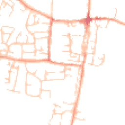 Daytime road noise heatmap for OX10 9AF