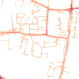 Daytime road noise heatmap for OX10 9AY