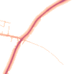 Daytime road noise heatmap for OX10 9GB