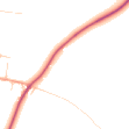 Daytime road noise heatmap for OX10 9GT