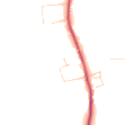 Daytime road noise heatmap for OX10 9JL