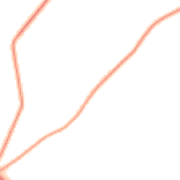 Daytime road noise heatmap for OX10 9JN