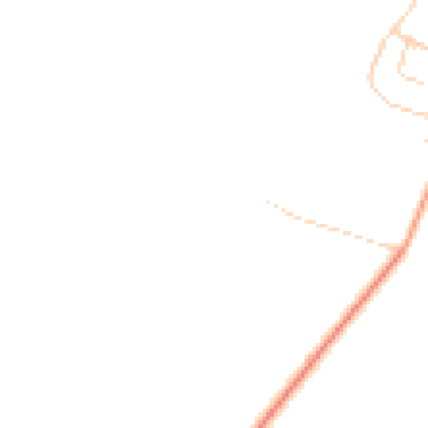 Daytime road noise heatmap for OX10 9LS