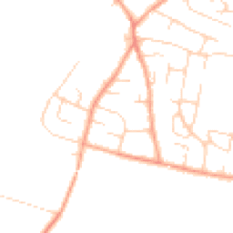 Daytime road noise heatmap for OX10 9NE
