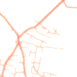 Daytime road noise heatmap for OX10 9PE