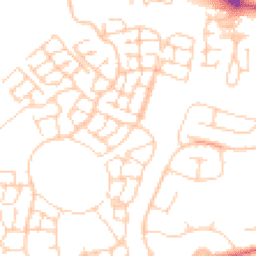 Daytime road noise heatmap for OX11 6AY