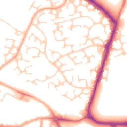 Daytime road noise heatmap for OX11 7SU