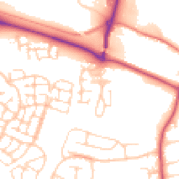 Daytime road noise heatmap for OX11 7TQ