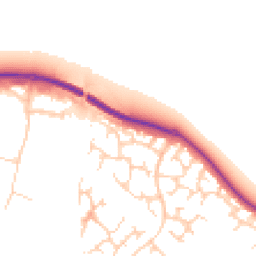 Daytime road noise heatmap for OX11 7UF