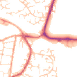Daytime road noise heatmap for OX11 8DJ