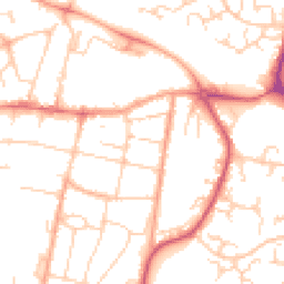 Daytime road noise heatmap for OX11 8EJ