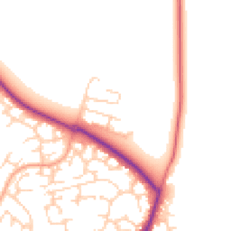 Daytime road noise heatmap for OX11 9FR
