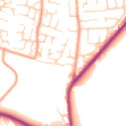 Daytime road noise heatmap for OX12 0AA